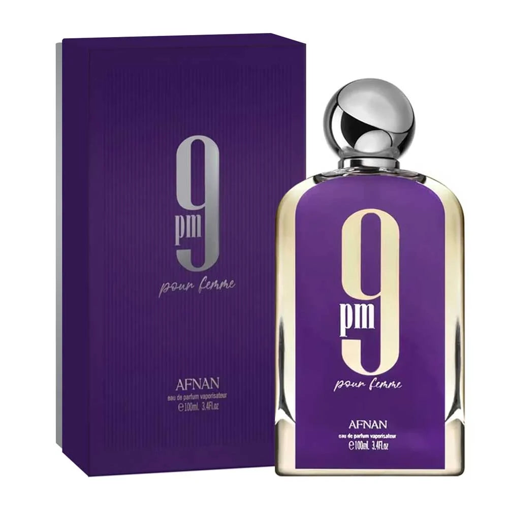Afnan 9 Pm Pour Femme Morado EDP 100ml - Dama