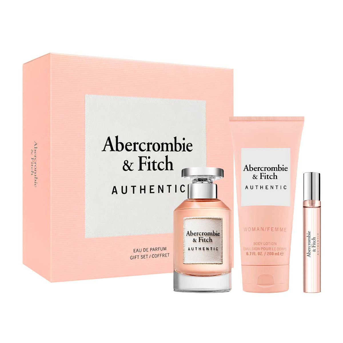 A&F Authentic Estuche 3pzs - Dama